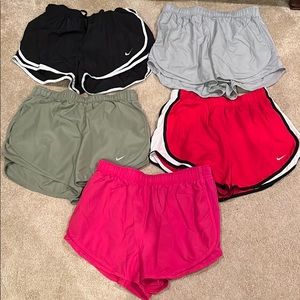 6 Nike Dry Fit Running Shorts size large